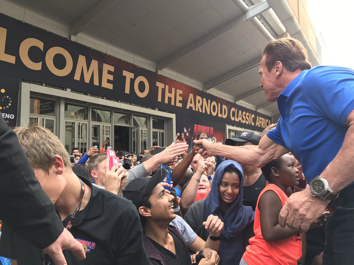 It's official - the @ArnoldSports Africa is open for business. https://t.co/pichMAfvvb