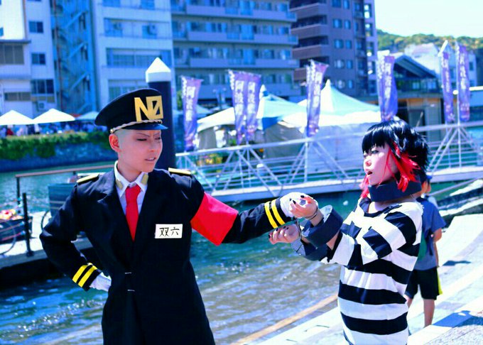 ※コスプレ注意※ナンバカ「なんだよーちょっと散歩してただけだろー」「だから脱獄すんなっつってんだろ💢」15:うたた寝双六 ※コスプレ注意※ナンバカ「なんだよーちょっと散歩してただけだろー」「だから脱獄すんなっつってんだろ💢」15:うたた寝双六