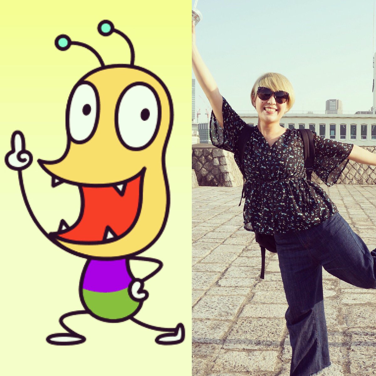 また『おしりかじり虫』に似てるって言われた👐💦に…似てるのか???🤔❓#おしりかじり虫 #子供のアイドル #おしりかじら また『おしりかじり虫』に似てるって言われた👐💦に…似てるのか???🤔❓#おしりかじり虫 #子供のアイドル #おしりかじら