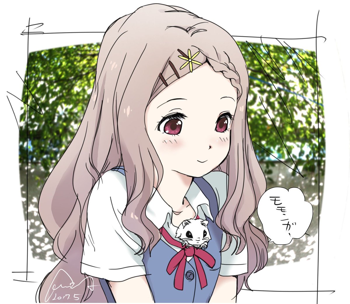 夜なべして描いた ここなちゃんんんん #ヤマノススメ #イラスト 夜なべして描いた ここなちゃんんんん #ヤマノススメ #イラスト