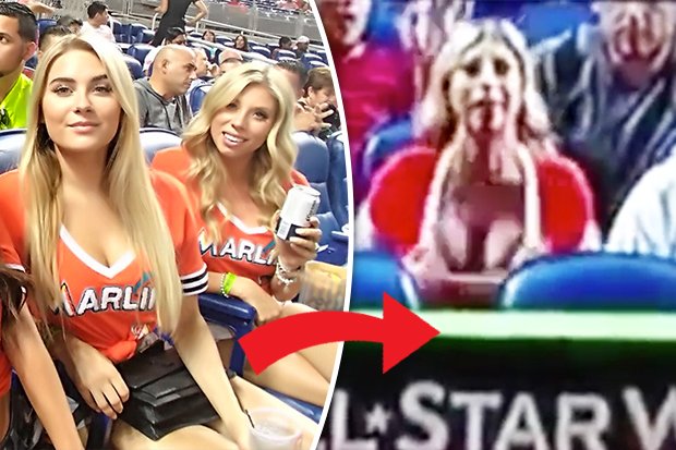 Busty Baseball Fan Flashes Boobs To Distract Players Forgets Shes On Live Tv Https Busty Baseball Fan Flashes Boobs To Distract Players Forgets Shes On Live Tv Https
