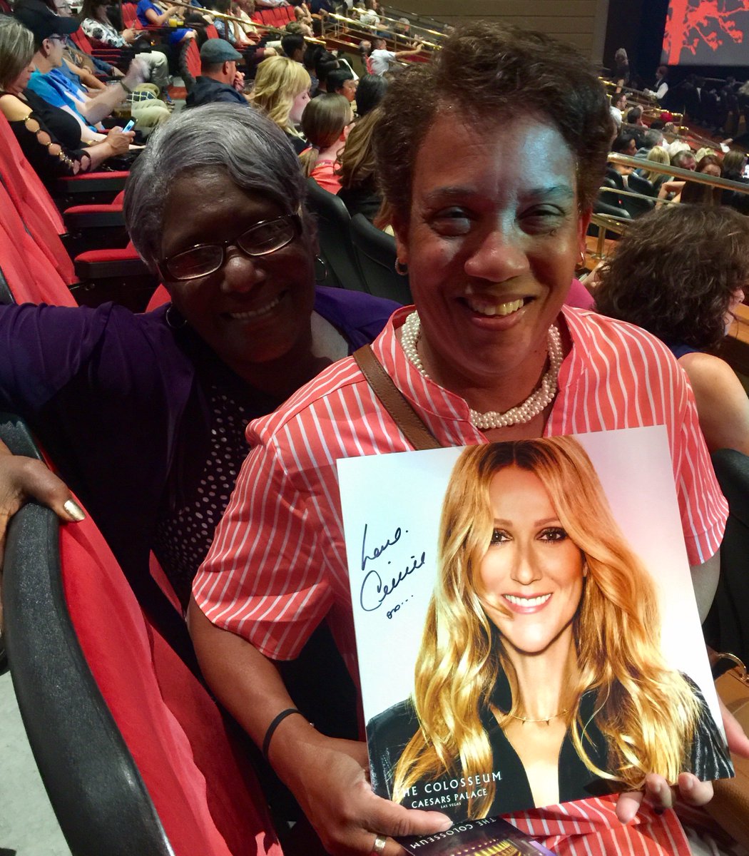 Congratulations to Maxine! Have a wonderful show tonight ;-) - TC #celinedionvegas https://t.co/kgvRQPAcWY