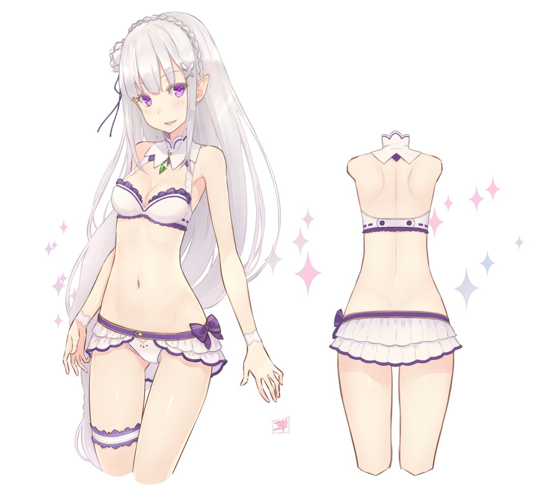 #気温が高いので気が早いが水着絵が見たい #リゼロ 過去絵だけども #気温が高いので気が早いが水着絵が見たい #リゼロ 過去絵だけども