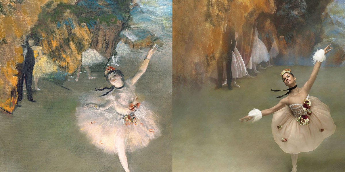 RT @harpersbazaarus: .@mistyonpointe recreates Degas' most famous works, photographed by @nycdanceproject: https://t.co/3MnJpAhXbq https://…