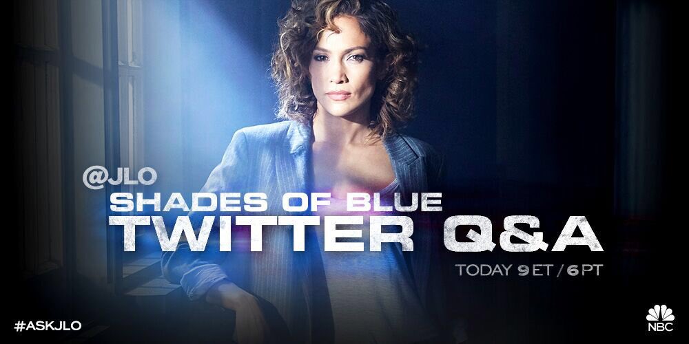 Join ME TONIGHT for a #ShadesOfBlue Q&A. Tweet Me at #ASKJLO. See ya at 9ET/6PT. https://t.co/nDTrEV205S