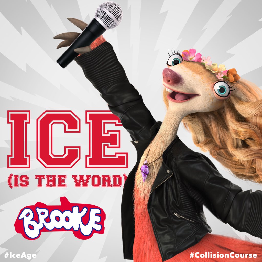 Brooke is ready for #GreaseLive…are you?! #IceAge #CollisionCourse https://t.co/HjGQA1FiDO