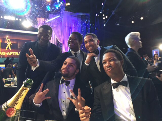 So proud of the #straightouttacompton cast. Thanks for making my dreams come true. https://t.co/eG9wm9t41P