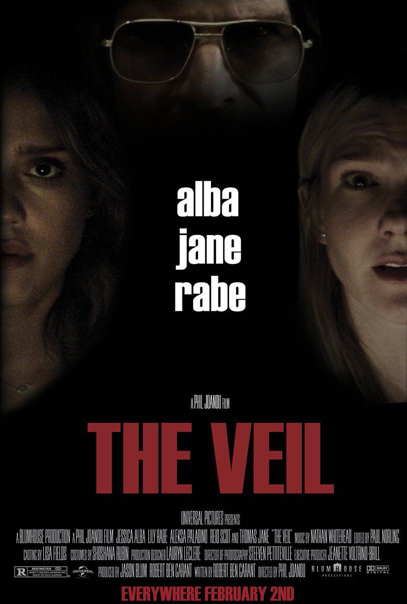 THE VEIL is out now on VOD, iTunes & Netflix! I had such a blast filming this with amazing cast & crew! https://t.co/QEogB6kkiv