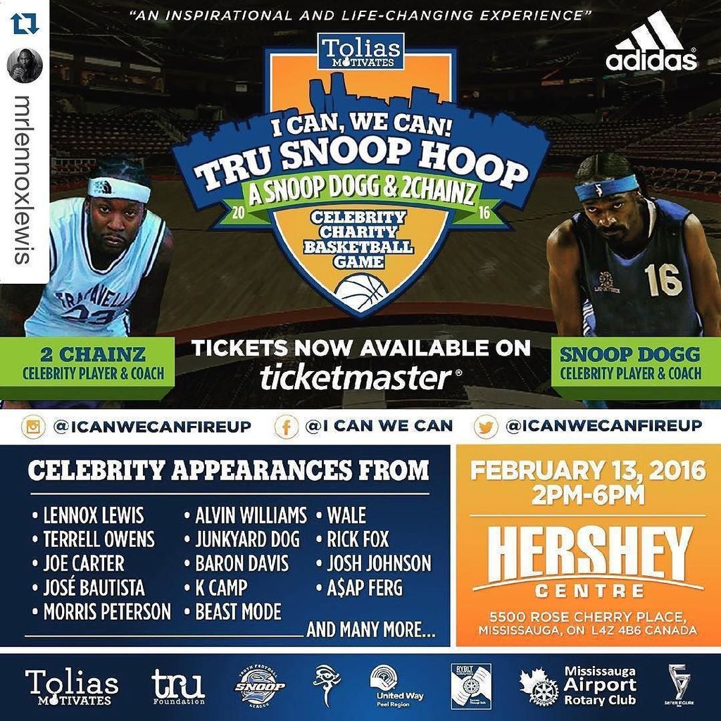 GOOD LOOKN OUT @mrlennoxlewis with @repostapp.
・・・
I'll be playing in @snoopdogg's Celebrity Basketball Game during… https://t.co/ZASvldCMT0