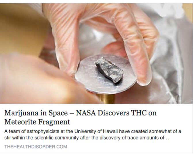 They formed this entire hypothesis because some scientist prolly tainted the rock when he got baked at lunch.???? https://t.co/lgyHCmw3a3