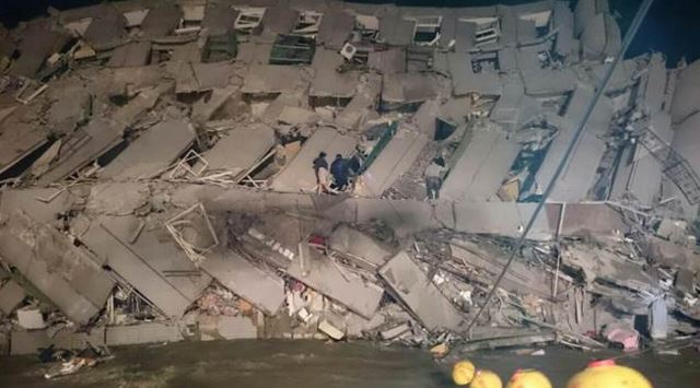 대만지진 외침도 속보 10명 사망 붕괴건물서 피해 부상 구조중살라달라 매몰 지진으로 pupupu2015