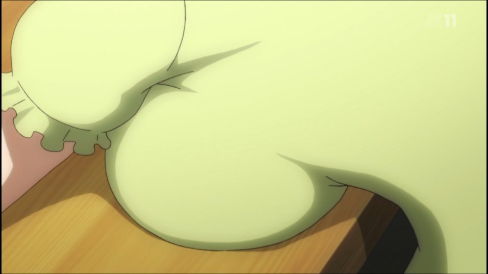 おっぱいがテーブルに乗ってる #kpandora #BS11 おっぱいがテーブルに乗ってる #kpandora #BS11