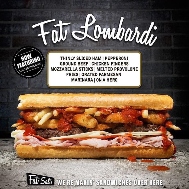 Get ur Fat Lombardi for ur #SuperBowl party!! @fatsalsdeli https://t.co/odN8UcXm1O