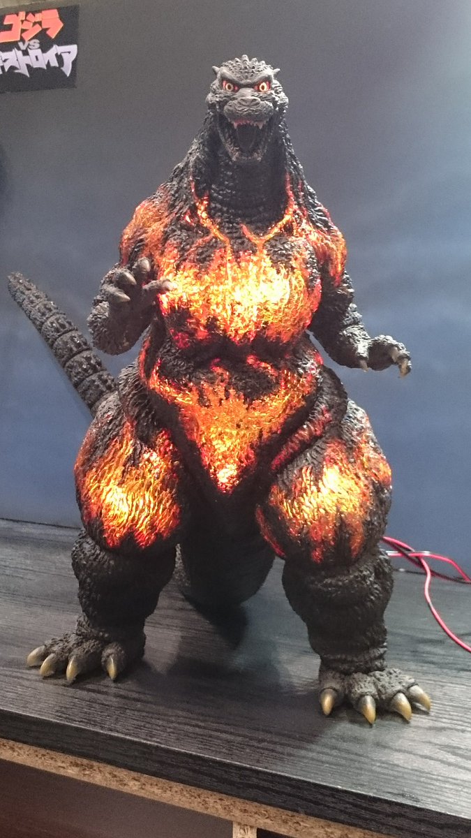 本日売切【東宝30cmシリーズ】バーニングゴジラ(香港上陸 1995)酒井ゆうじ