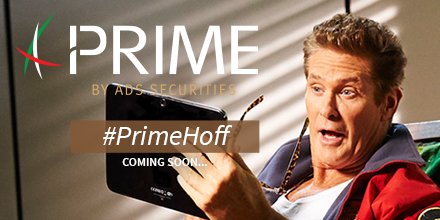 RT @adssecurities: Are you ready to ride the wave? Prime by ADS Securities brings you @DavidHasselhoff. Stay tuned for more! #PrimeHoff htt…