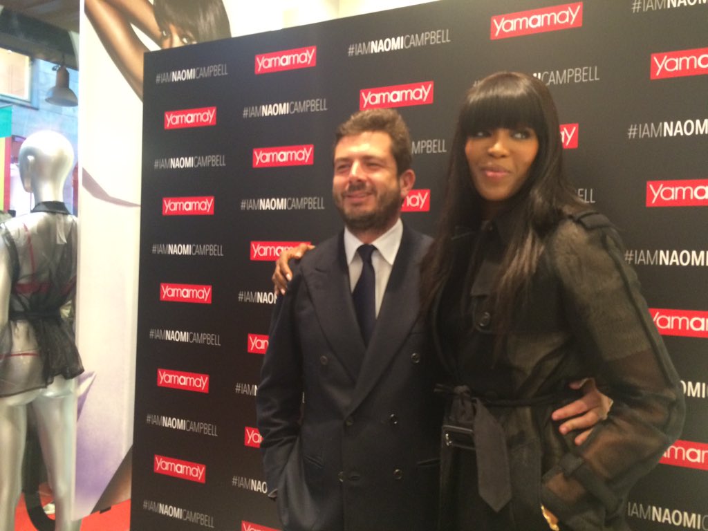 RT @Yamamay: Thanks to the amazing @NaomiCampbell!#iamnaomicampbell #yamamay https://t.co/E0jw0driMs