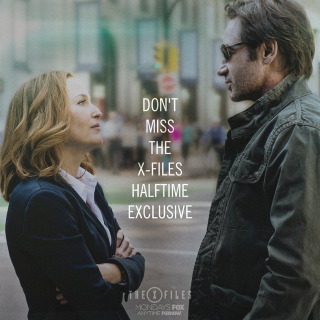 Don't forget to multitask at halftime with @beyonce on TV and @thexfiles on Twitter! #thexfiles #HalftimeShow https://t.co/cMf5xcYp2D