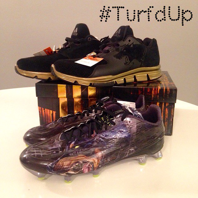 post ur game commentary wit #TurfdUp n win a pair of my @adidasfballus kicks ! https://t.co/oDHex2v3uG