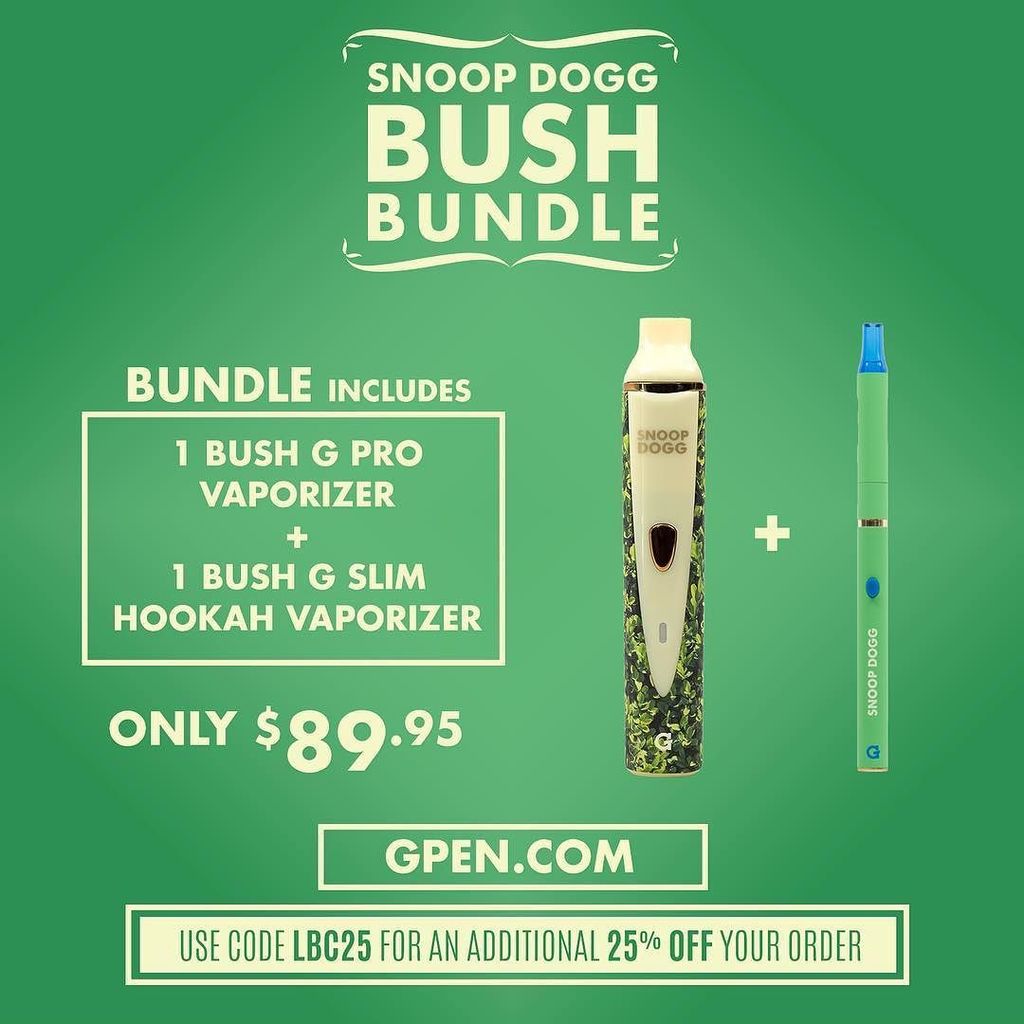 get the boss dogg #BUSH @gpen bundle for 25% off wit code LBC25 . wat u waitin 4 ?? https://t.co/n3WQaNqOJj https://t.co/okJtBUSQ7T