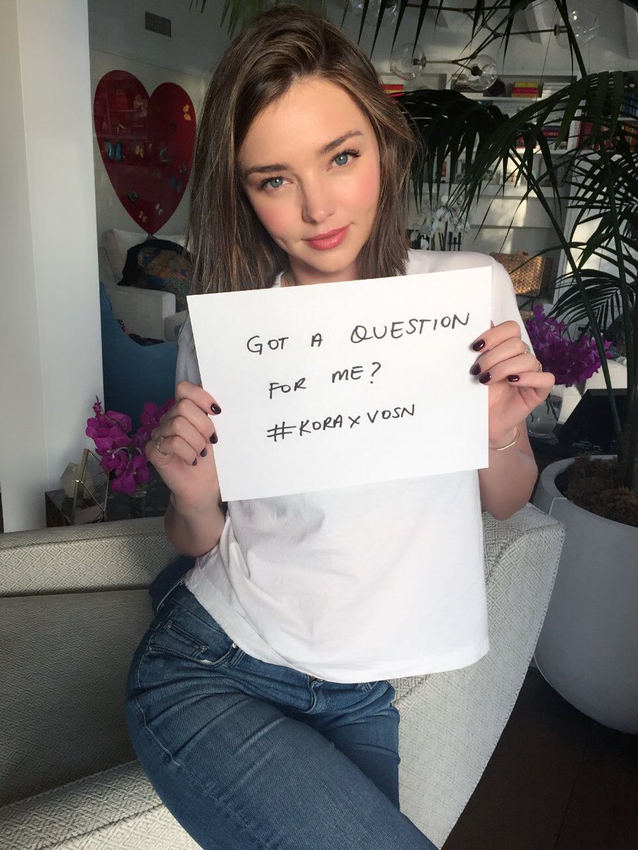 Head to the @vogueaustralia Twitter page now! I'll be answering all your questions LIVE! ???? #KORAxVOSN https://t.co/J40HsFuX9v