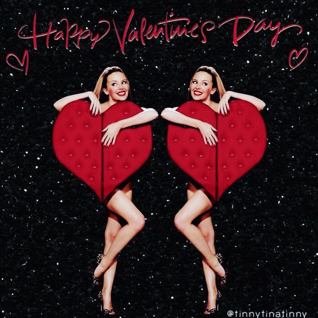 RT @TinnyTinaTinny: @kylieminogue happy Valentine's Day beautiful lady! Sending you all my love and best wishes from Slovenia ❤️????❤️ https:/…