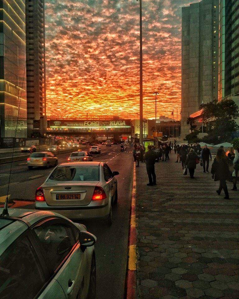 Israel: An apocalyptic sunset https://t.co/mP3k92lRgq