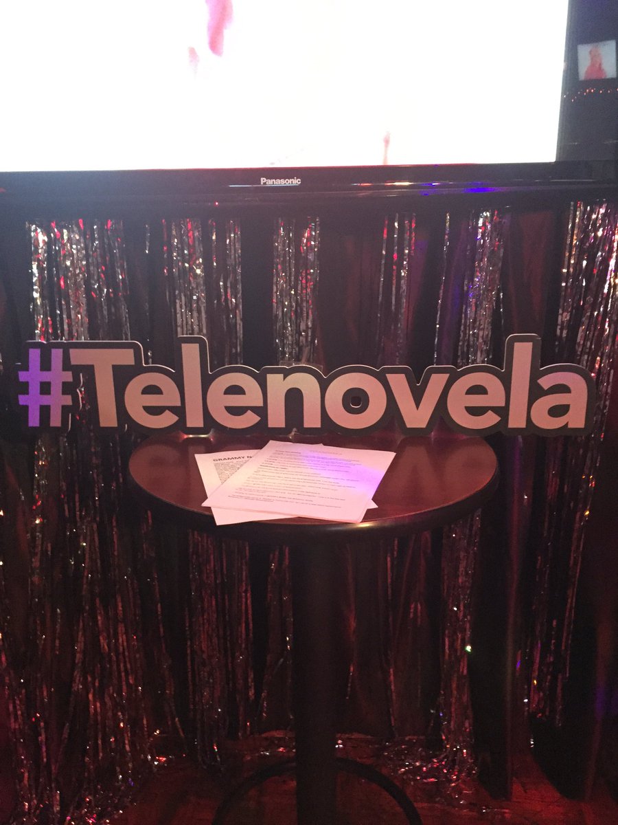 It's about to go down..... #Telenovela #GRAMMYs Party https://t.co/zEE0WN3LNx