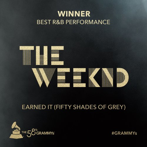 RT @TheGRAMMYs: Congrats Best R&B Performance @theweeknd - 