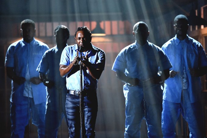 RT @GQMagazine: Kendrick Lamar singlehandedly made the 2016 Grammys must-watch TV https://t.co/ppeNJQOaPj https://t.co/y6MwUvv9kE