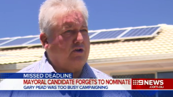 Gold Coast mayoral candidate Gary Pead fails to nominate