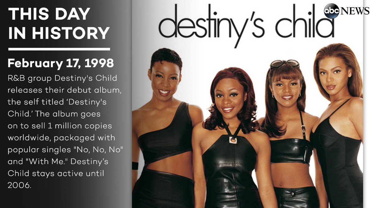 RT @GMA: On this day 18 years ago, @destinyschild released their debut album 'Destiny's Child' https://t.co/IB6aP2DFZw
