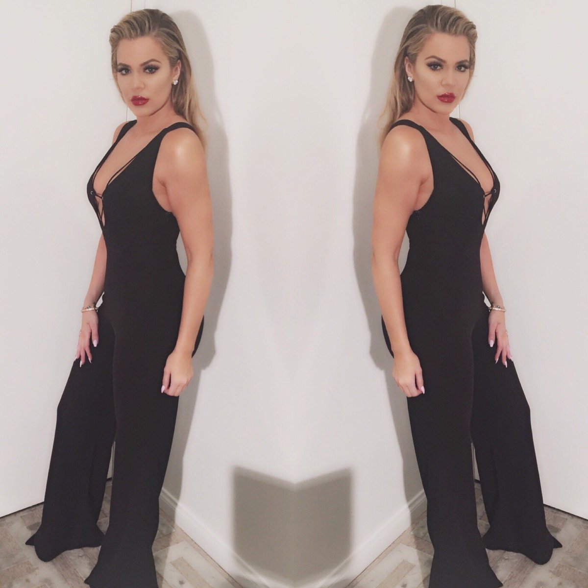 My @monicarosestyle knows I have a thing 4 jumpsuits!Tonight's jumpsuit on Kocktails with Khloé is by StyleStalker???? https://t.co/W5oIg2KqpB