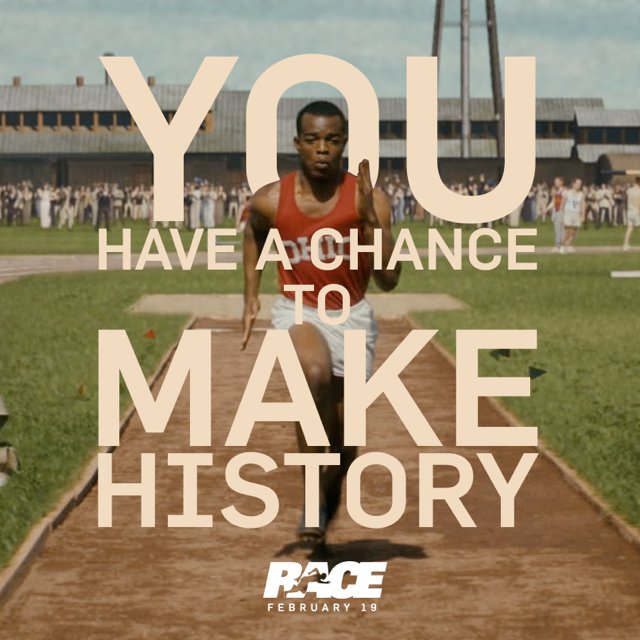 Jesse Owens drive to overcome all odds is the definition of #BiggerThan. Support @Racemovie on 2/19. #LIKEJESSE https://t.co/WSw5YjU1HD