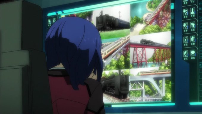 アクティヴレイド -機動強襲室第八係-7話その2山陰本線の旧余部鉄橋(橋梁)作品のキーとして掛け替え前の餘部鉄橋の模型が アクティヴレイド -機動強襲室第八係-7話その2山陰本線の旧余部鉄橋(橋梁)作品のキーとして掛け替え前の餘部鉄橋の模型が