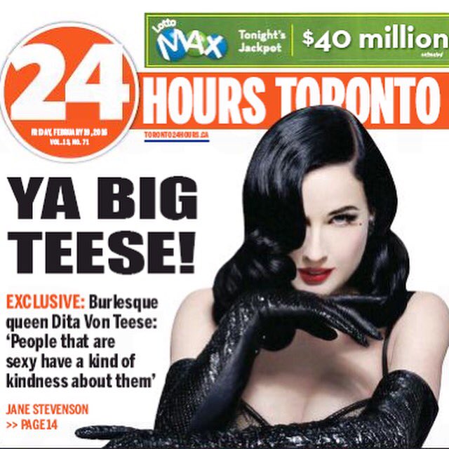 RT @strutent: Our @24Hours cover girl @ditavonteese will be appearing @thephoenixtdot tomorrow night in #Toronto! https://t.co/aH0zIVo39Z
