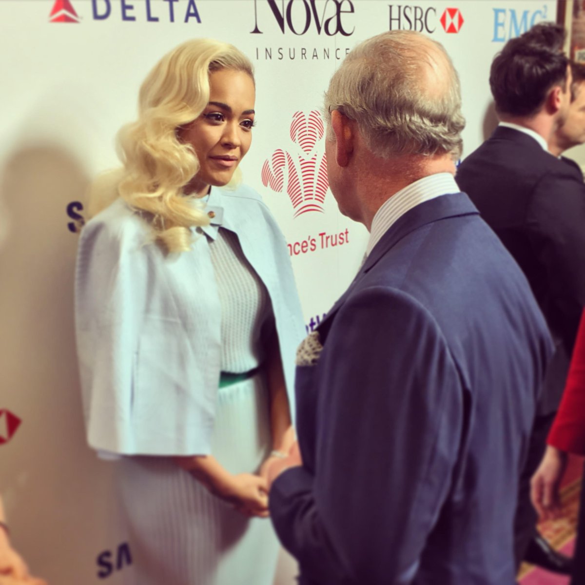 RT @ClarenceHouse: .@RitaOra wished HRH a safe trip to Kosovo when they met @princestrust's #CelebrateSuccess Awards today. https://t.co/5B…
