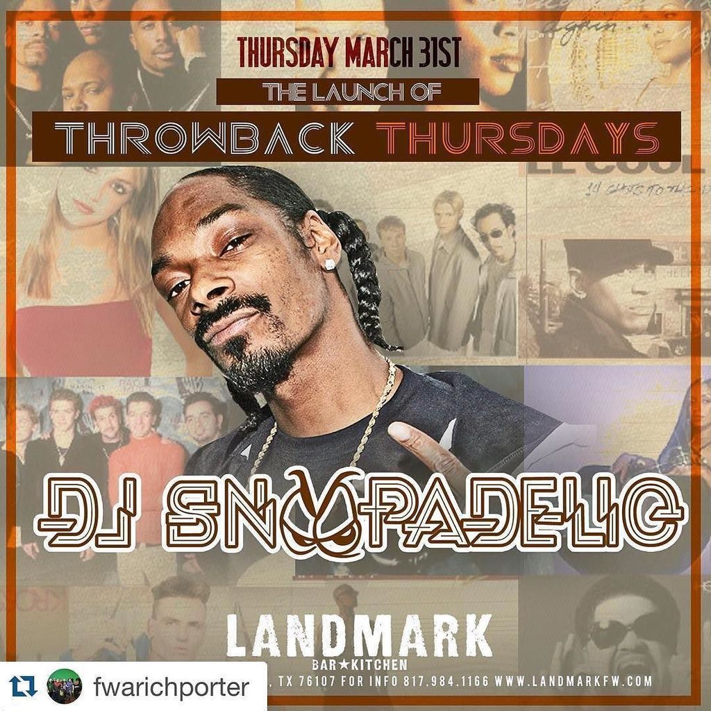 #Repost @fwarichporter with @repostapp.
・・・
3/31 x DJ SNOOPADELIC x !???????????? x @landmarkftw shout out 2 @bnugent10 N @n… https://t.co/UT7lqPC315