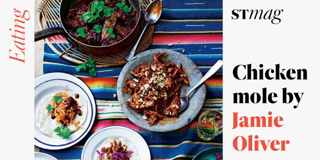 RT @SundayTimesFood: Spice up any gathering with @jamieoliver’s chocolate & chilli chicken tacos https://t.co/K2Rj7k9hyG https://t.co/opfr2…