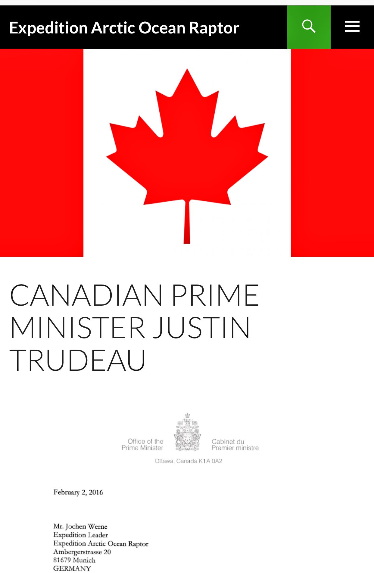We are grateful for the wishes & support received from the Office of the Prime Minister of #Canada @JustinTrudeau https://t.co/YjXuBpjgTH