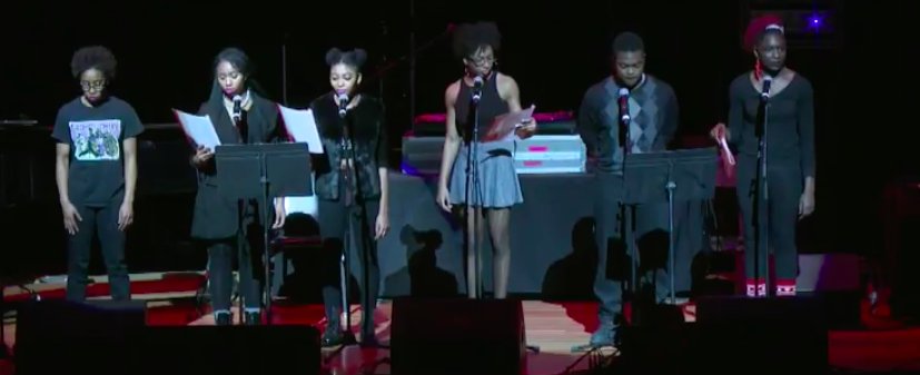 RT @blackvoices: Flint youth poets show their talents through spoken word and tap dance. They. shut. things down. #JusticeForFlint https://…