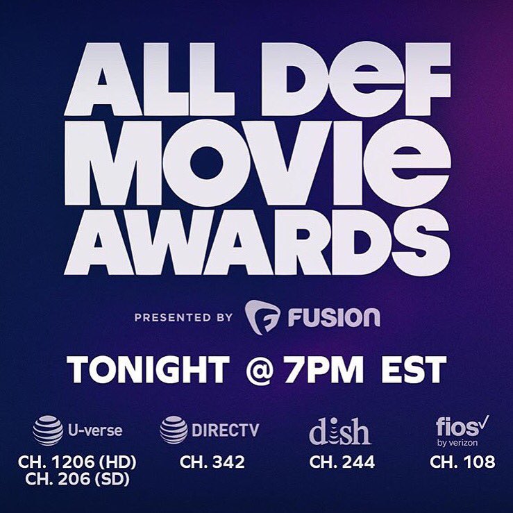 I know what I'm watching tonight!
#alldefmovieawards https://t.co/ajuXGGsrqq