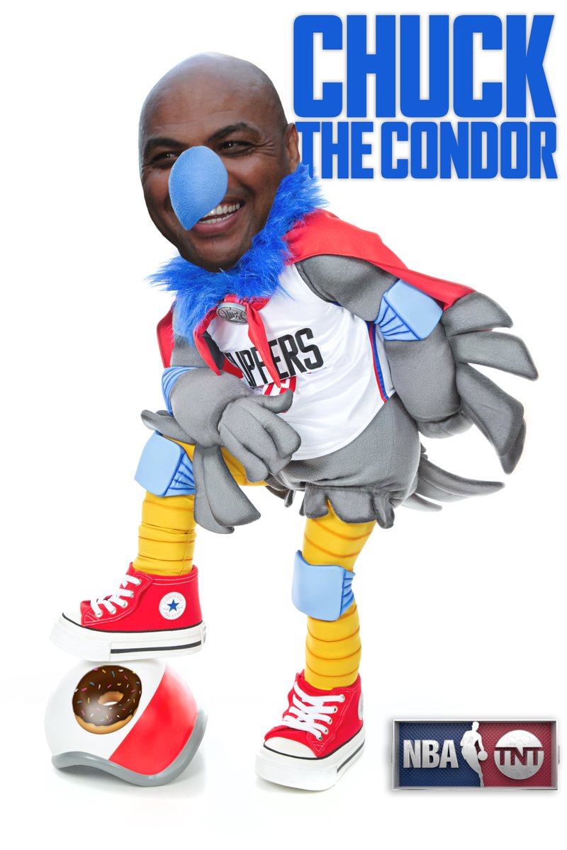 RT @NBAonTNT: .@LAClippers ...now we know what Chuck does on his days off! #ChucksterTheCondor https://t.co/9r57cMsv0O