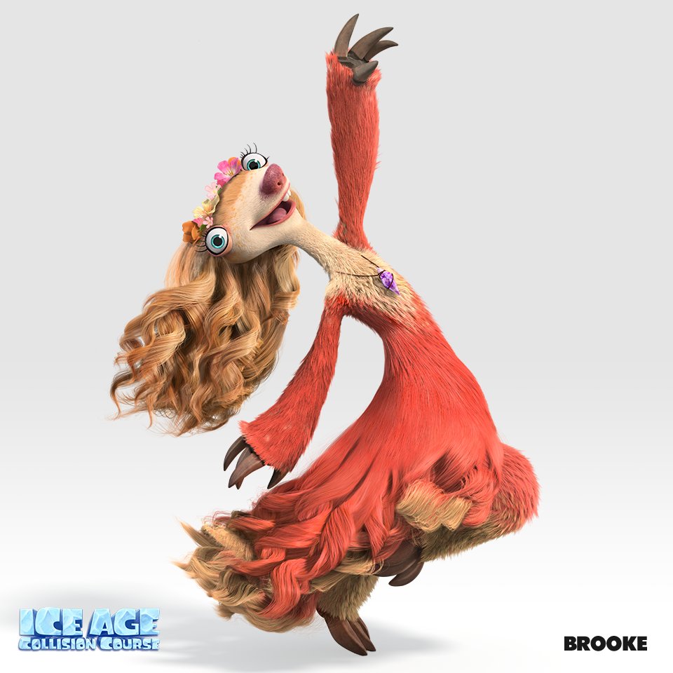 Being a sloth never looked so hot. Meet BROOKE in the new #IceAge #CollisionCourse trailer! https://t.co/lRJv6MiVj0 https://t.co/hAeQnEsN8p