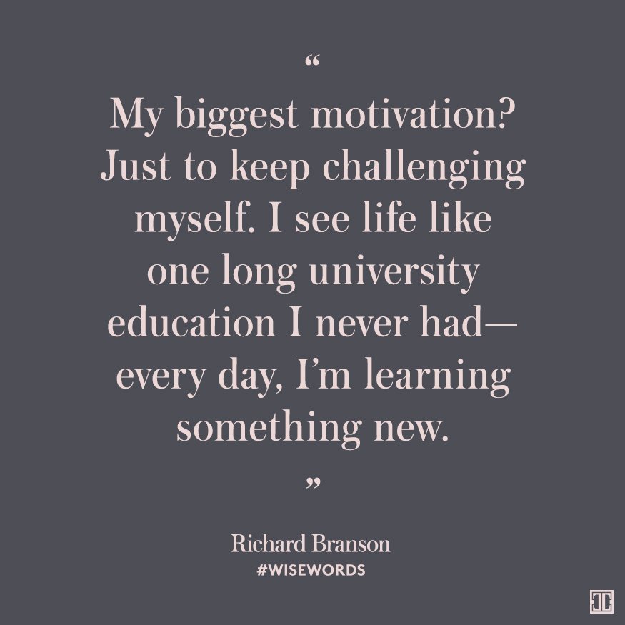 See more #wisewords here: https://t.co/LZluMuuZFz #quotes #inspiration @RichardBranson https://t.co/KjGUya2AyH