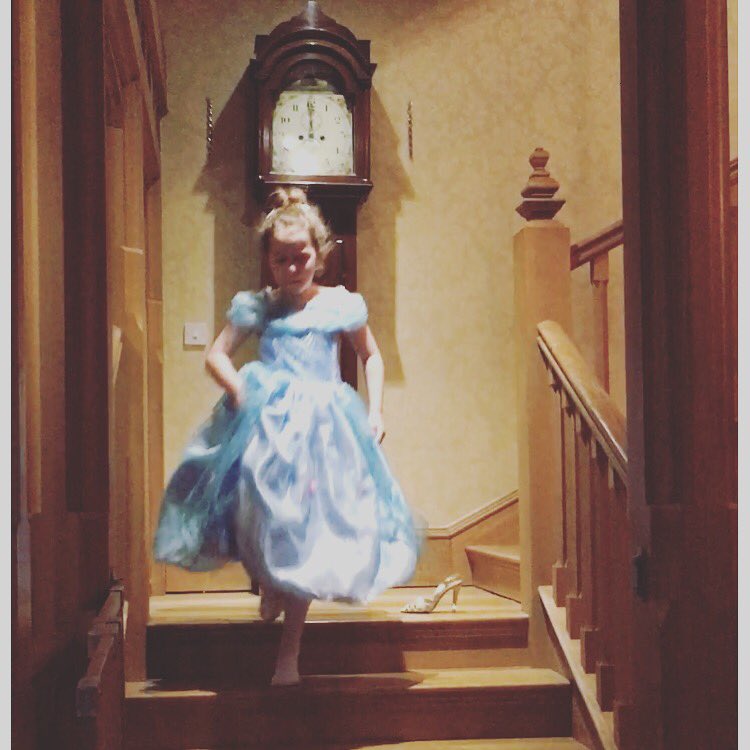 Bluebell is getting into character for #worldbookday - Cinderella ???? https://t.co/voMiFRM9rw