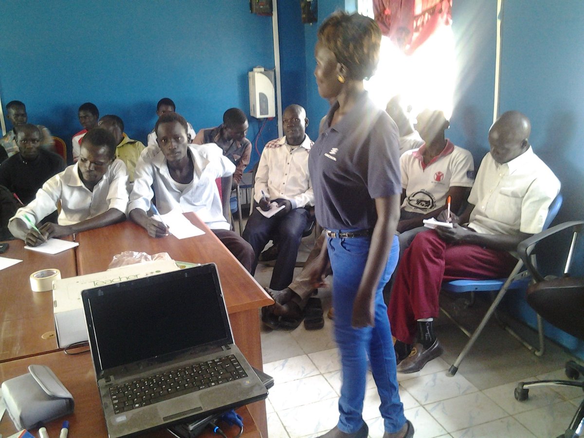 RT @connectWPDI: Proud of our youth leaders who just finished conducting their first training of 156 community youth in #SouthSudan https:/…
