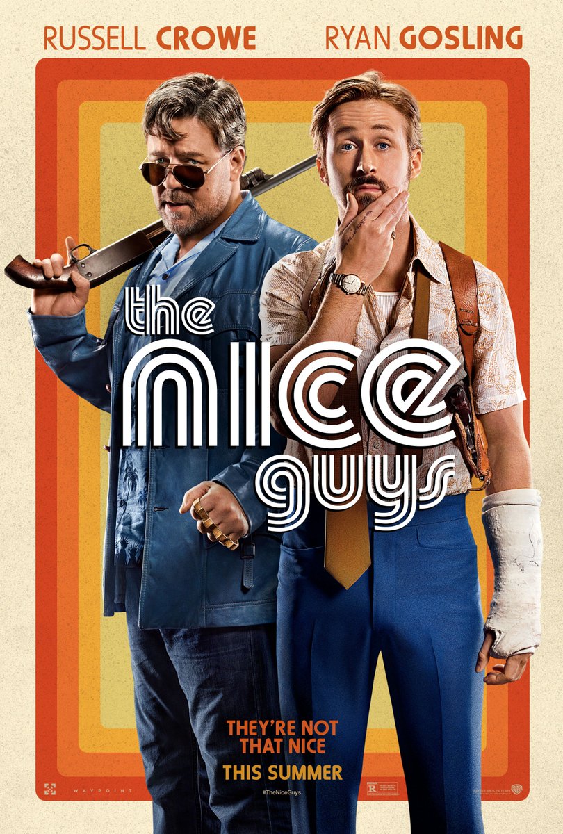 RT @theniceguys: Don’t miss @RyanGosling and @RussellCrowe as #TheNiceGuys, in theaters this summer. https://t.co/OUCqWZY2Zs