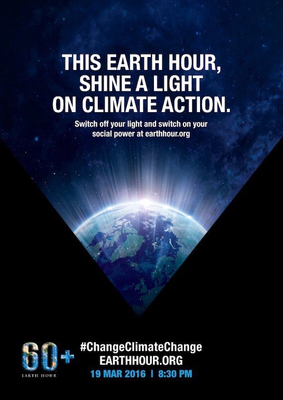 Tomorrow on #EarthHour we turn off lights to energize climate action. Join the movement. #ChangeClimateChange https://t.co/v5MgHzD8YL