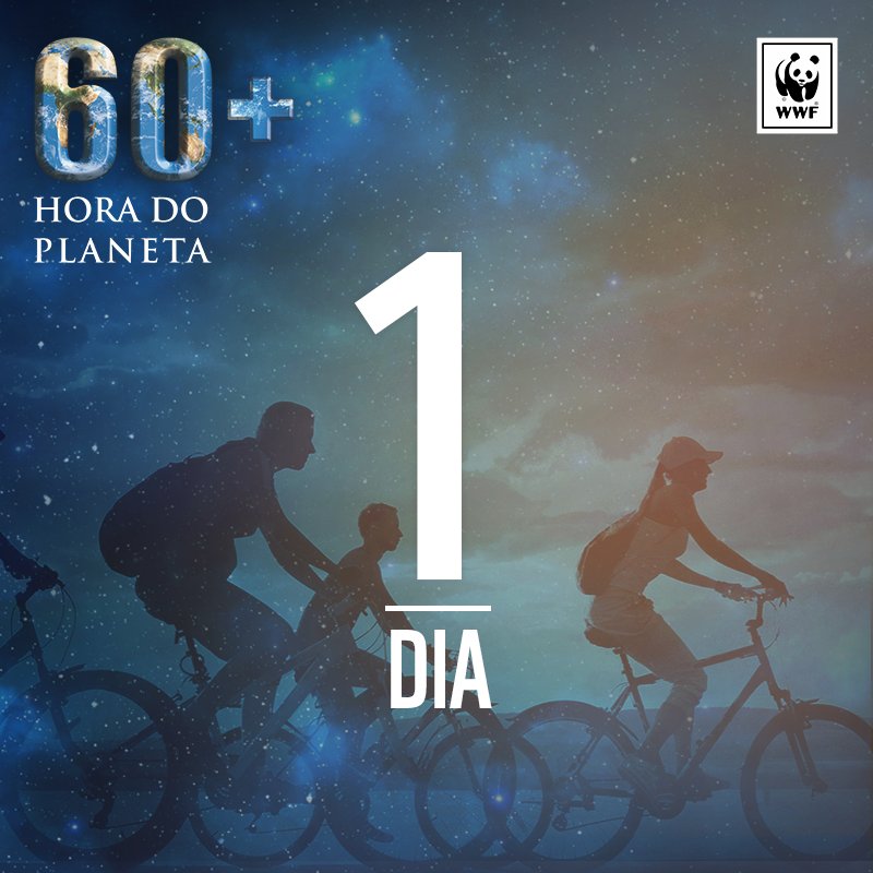 RT @WWF_Brasil: Está chegando! Está chegando! #Tamojunto na #HoradoPlaneta. Amanhã, das 20h30 às 21h30. https://t.co/wa81yWB2im