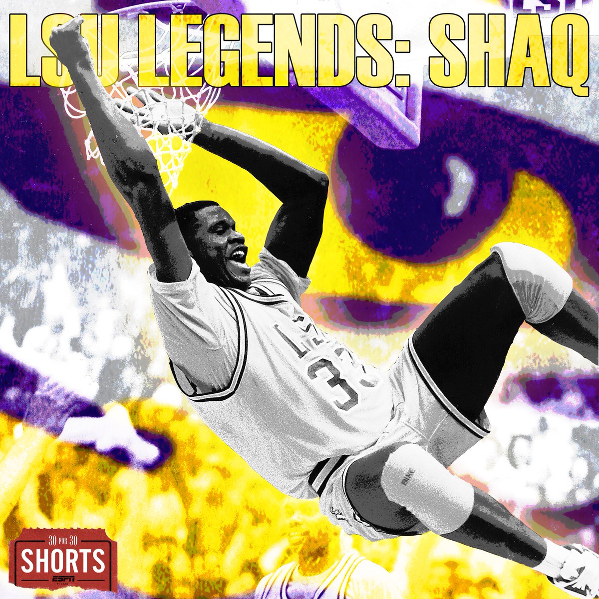 RT @30for30: Pistol Pete, @SHAQ and Rudy Macklin are all @lsu legends. #NoKinToMe tells Macklin's story! https://t.co/OmpaD5g3z1 https://t.…